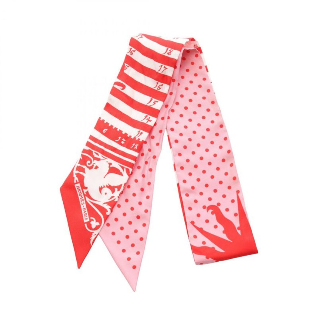 Hermes Scarf Twilly Astrologie A Pois Silk Twilly